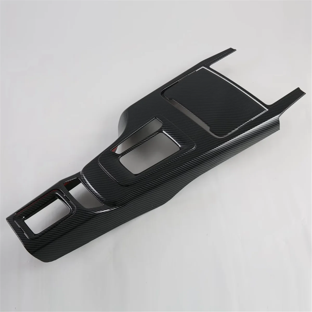 For Fortuner 2024 ABS Carbon Fiber Center Console Gear Shift Panel Frame Cover Trim Decoration Accessories