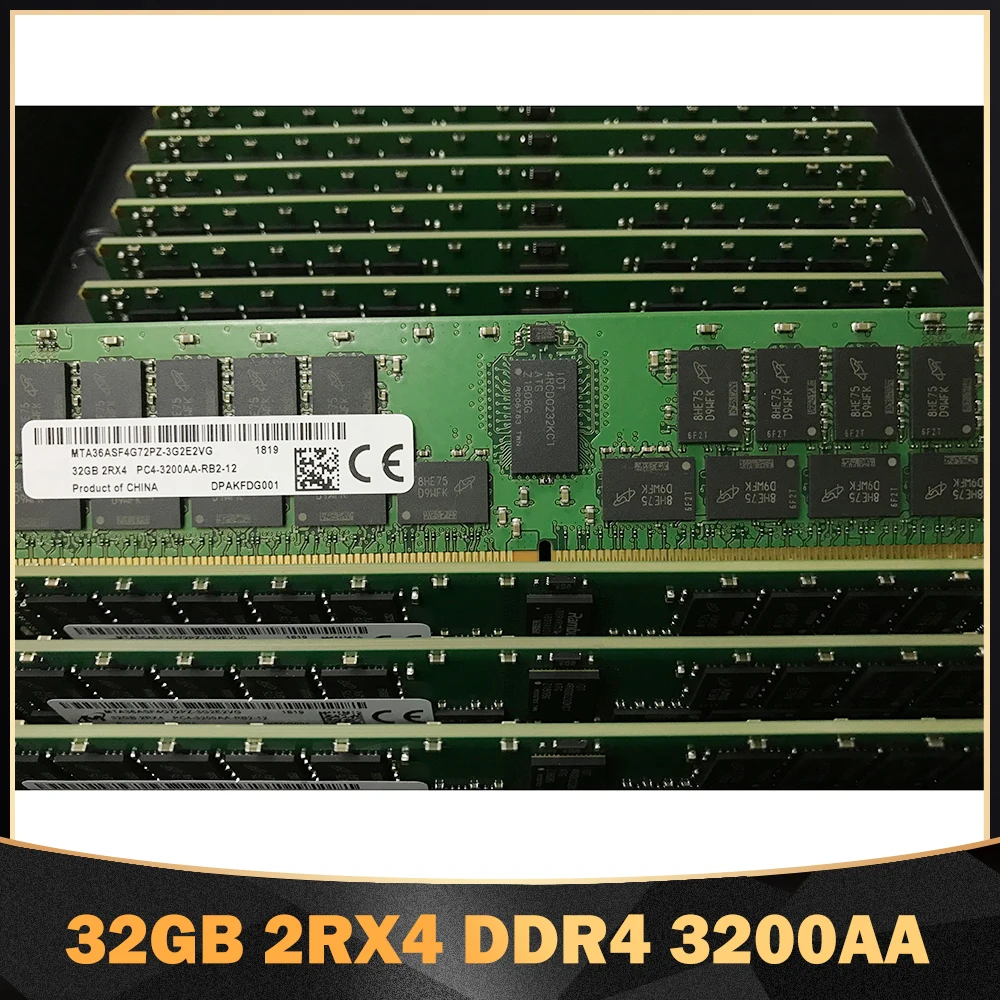 

1PCS RAM 32G 32GB 2RX4 DDR4 3200AA REG RDIMM For MT Server Memory MTA36ASF4G72PZ-3G2E2TG/VG