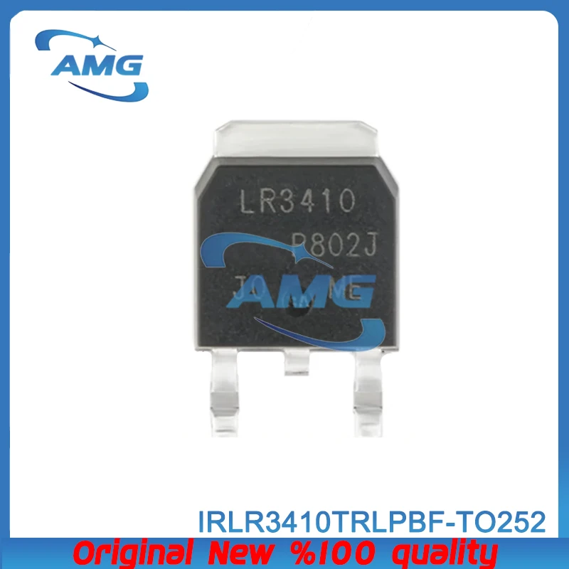 5PCS IRLR3410TRLPBF silk screen LR3410 package TO-252 17A 100V N Channel FET