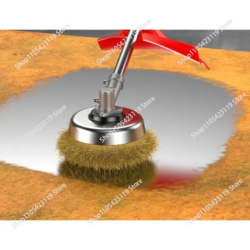 

Handheld Electric Rust Remover, Steel Wire Brush Grinder for Metal & Concrete Surface Polishing