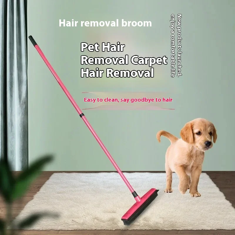 

Multifunctional telescopic broom magic rubber besom cleaner pet hair removal brush home floor dust mop & carpet sweeper