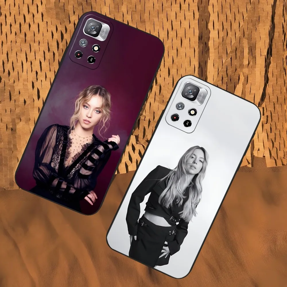 Euphoria Sydney Sweeney Phone Case for Xiaomi Redmi Note 14 13 12 11 9 Ultra 10 Lite POCO F4 F5 X5 Pro Plus Cover