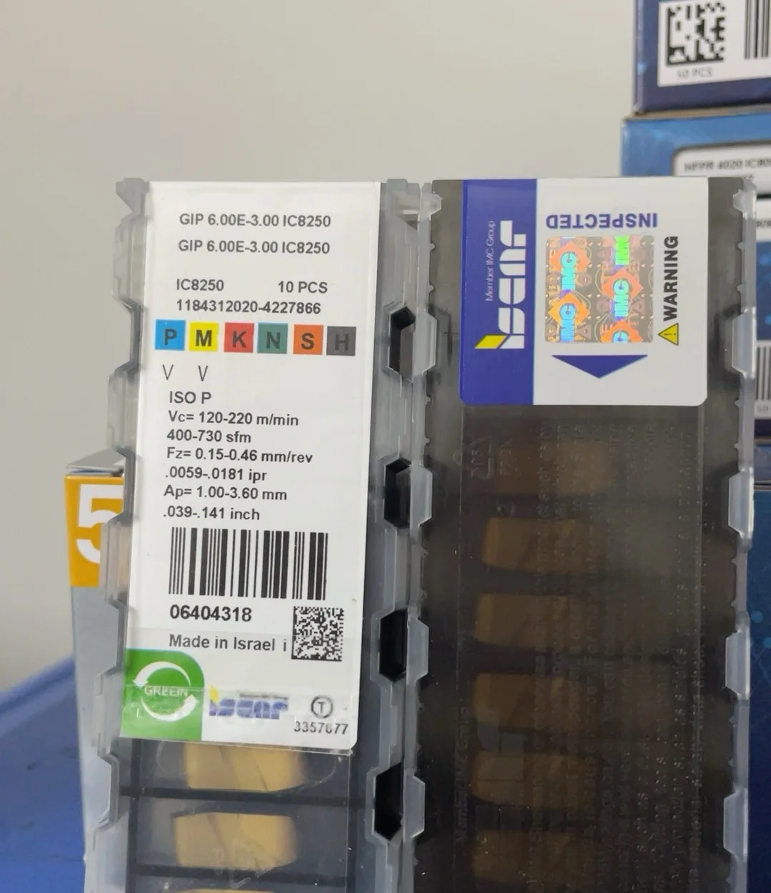 

Hard alloy cutting blades GIP6.00E-3.00 IC8250