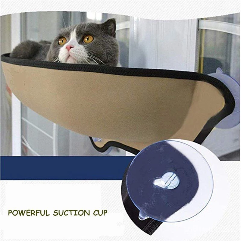 Suspended Suction Cup Cat Beds Wall Hanging Cats Hammock Pet Climbing Frame Sunny Window Seat Nest Pets Supplies Accessories