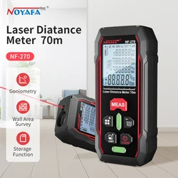 NOYAFA Laser Distance Meter NF-270 Rangefinder 70M Digital Range Finder with Horizontal Bubbles Tape Range Digital Ruler Tool