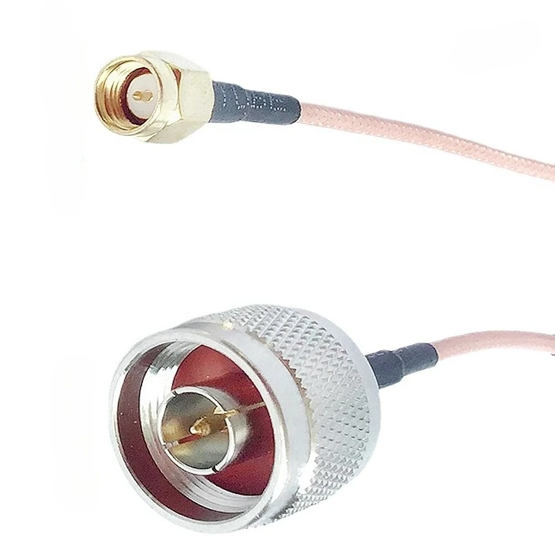 SMA Male Crimp Connector RF Coaxial SMA Plug for RG316 Cable 50 Ohm Gold Plated Low Loss