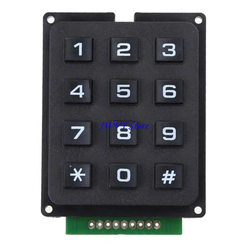 573A Matrixes Array 12 Membranes Button Keypad Keyboard 3x4 Control Panel Keyboard