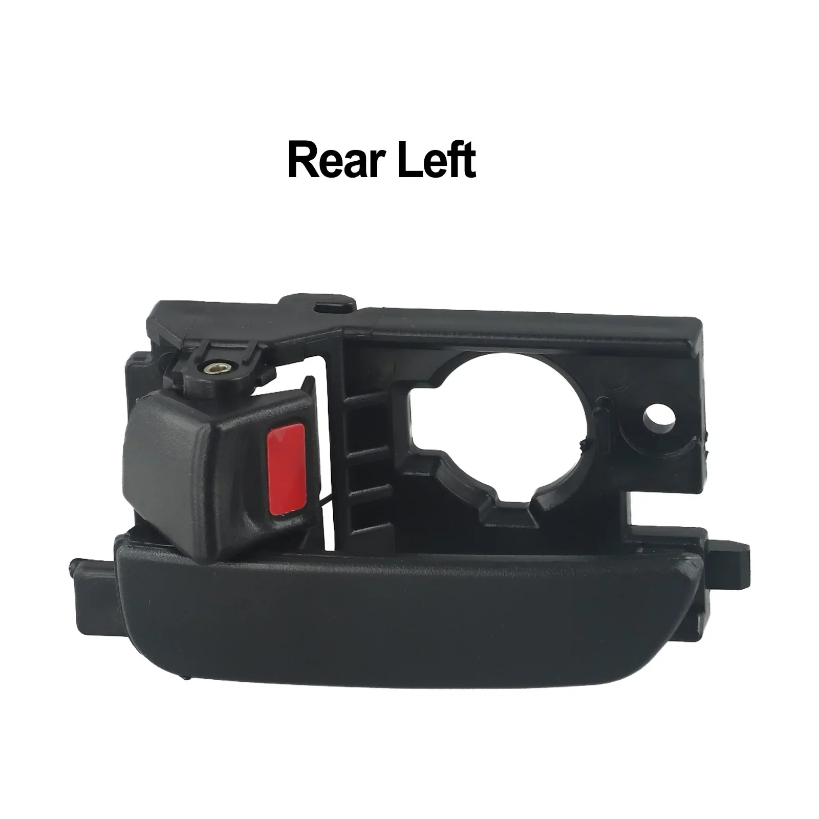 Car Inner Door Handle For Hyundai For Accent 2006 2011 Black Plastic Material Easy Installation Stable Performance