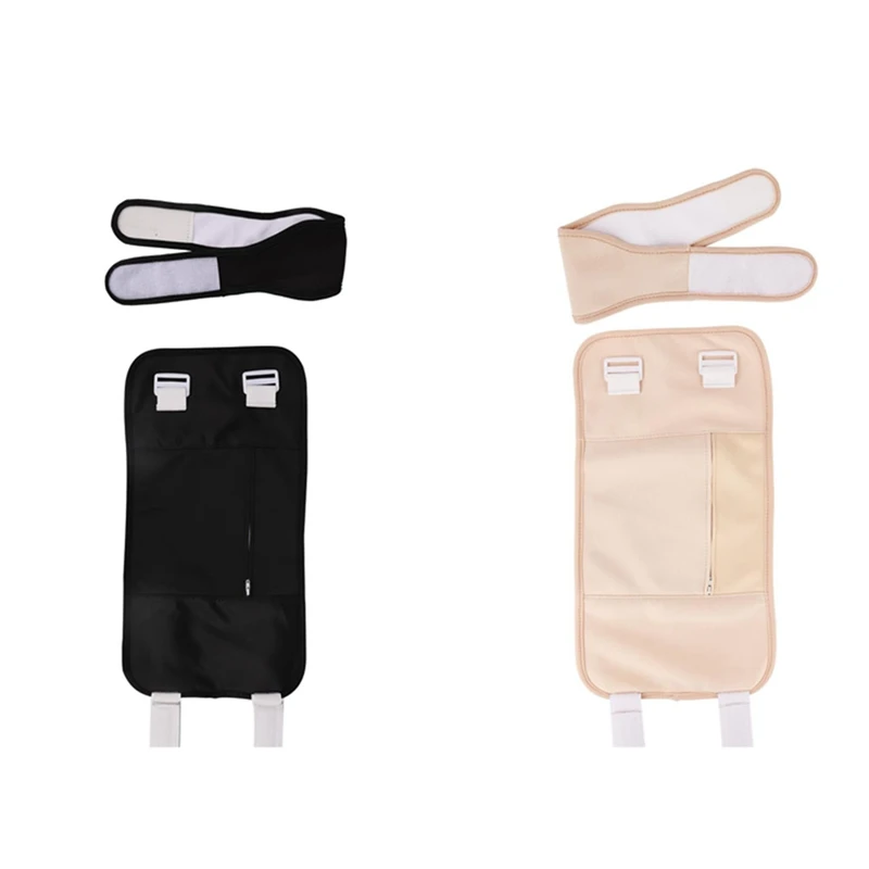 น้ำมันละหุ่ง2ชิ้นแพ็คน้ำมันละหุ่งปรับได้กันรั่วพร้อมกาววิเศษสีกากี