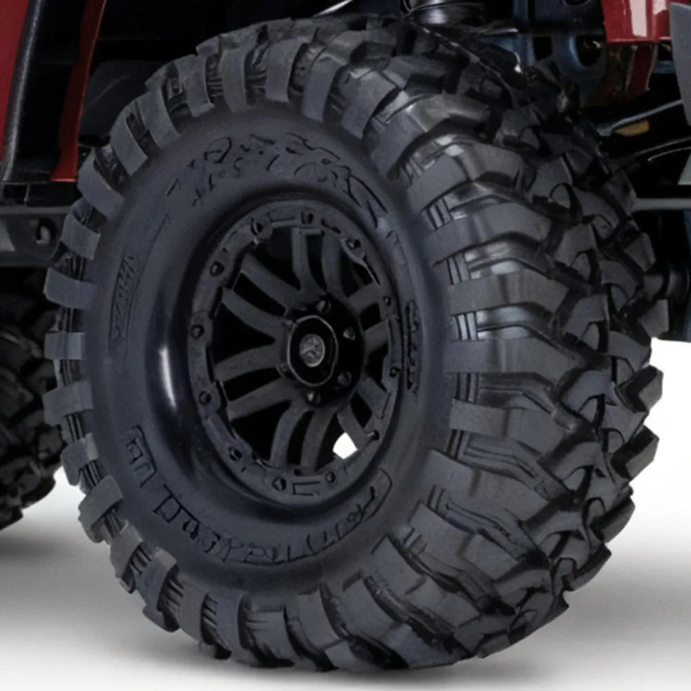 

1.9" Rubber Tires Mud Tyre Gift Foams for 1:10 RC Crawler Car Axial Traxxas SCX10 II III TRX4 RC4WD D90 YK4102 Gen8 Redcat Parts