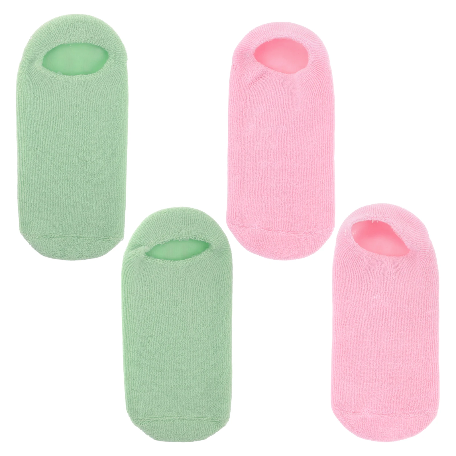

4pcs Mask Moisturizing Gel For Dry Cracked Feet Exfoliation Socks Spa Foot Care Socks Callus Removal Soft Foot Sleeve For Men