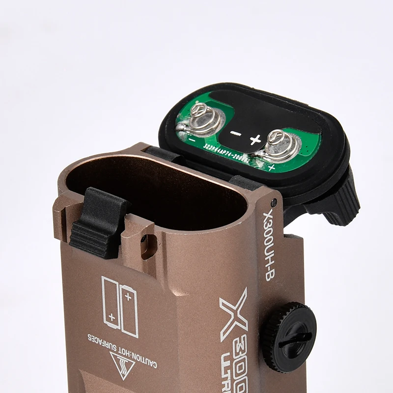 Surefir X300 X300U Ultra X300V XH35 금속 스트로브 LED 라이트 20mm 레일 장착 사냥 손전등 Airsoft 전술 권총 총에 적합 썸네일 2