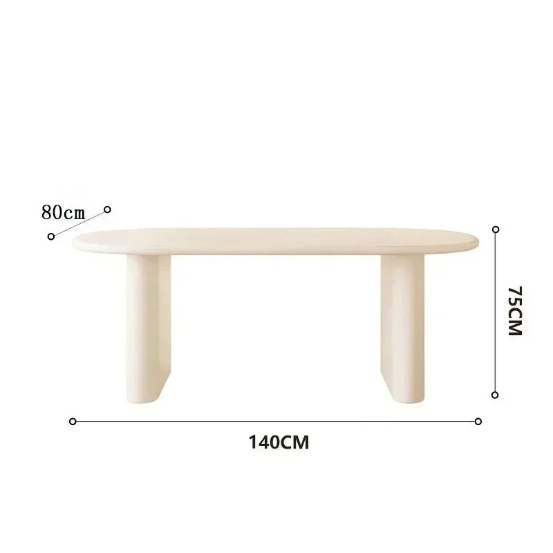 Simple Art Dining Table Modern Nordic European Luxury Dining Table Oval Living Room Mesa De Comedor Dining Room Furniture