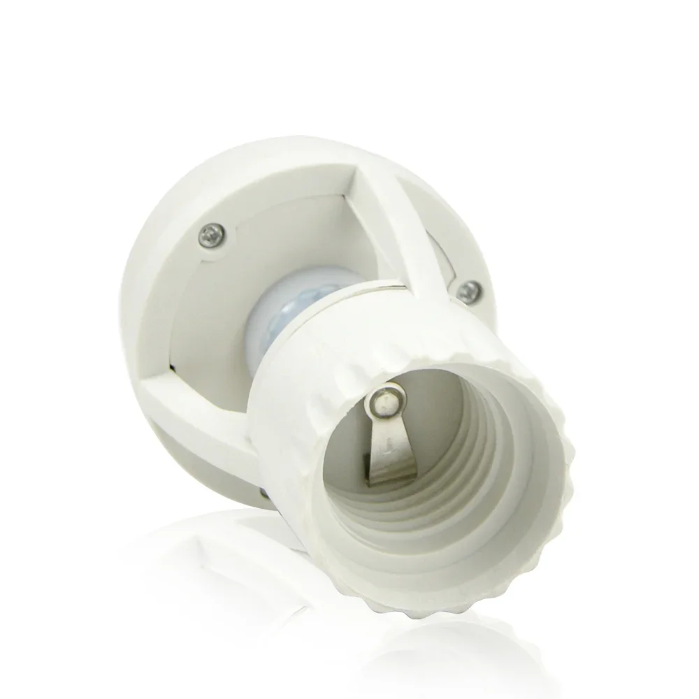 Imagem -03 - Lâmpada Led Suporte Base Sensor de Movimento Interruptor de Luz Inteligente Soquete E27 Conversor Pir 100240v