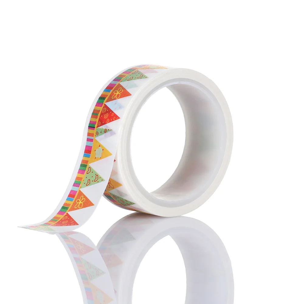 

1Roll Photo Album Decor Craft Balloon Stationery Snow Deer Sticker Christmas Decor Tape Sticky Paper Masking Tape Christmas Tree