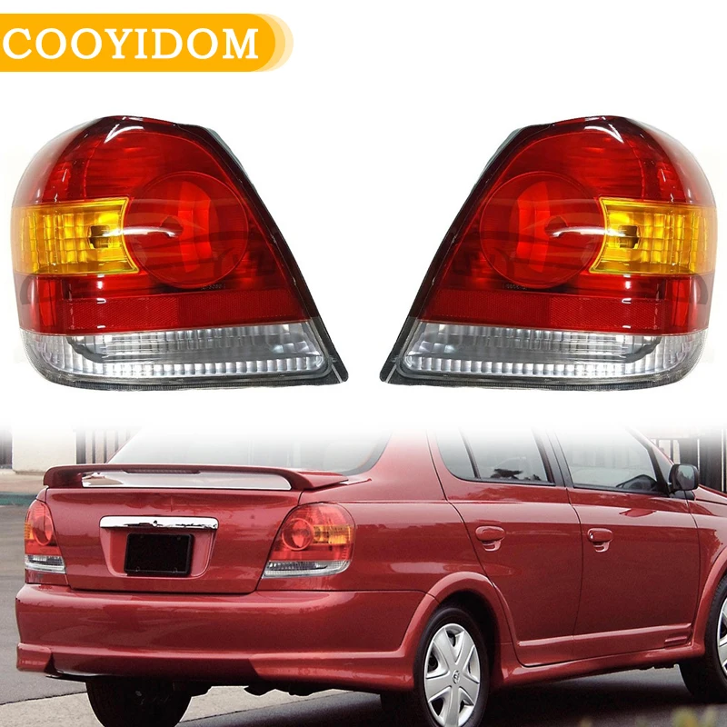 

Задний фонарь автомобиля для Toyota Echo 2003 2004 2005, автоматический сигнальный фонарь, предупреждающий стоп-сигнал, корпус без лампы 2818123 ДО 2819123