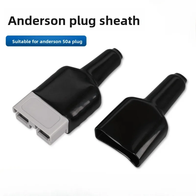 Suitable for Anderson 50A Plug Connector Black Sheath