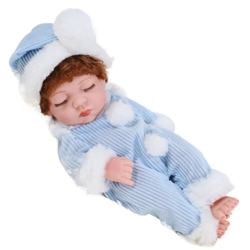 30cm 12inch Full Body Silicone Reborn Bebe Doll Soft Reborn Dolls Realistic Baby Girls Doll Reborn Baby Dolls Children Toys