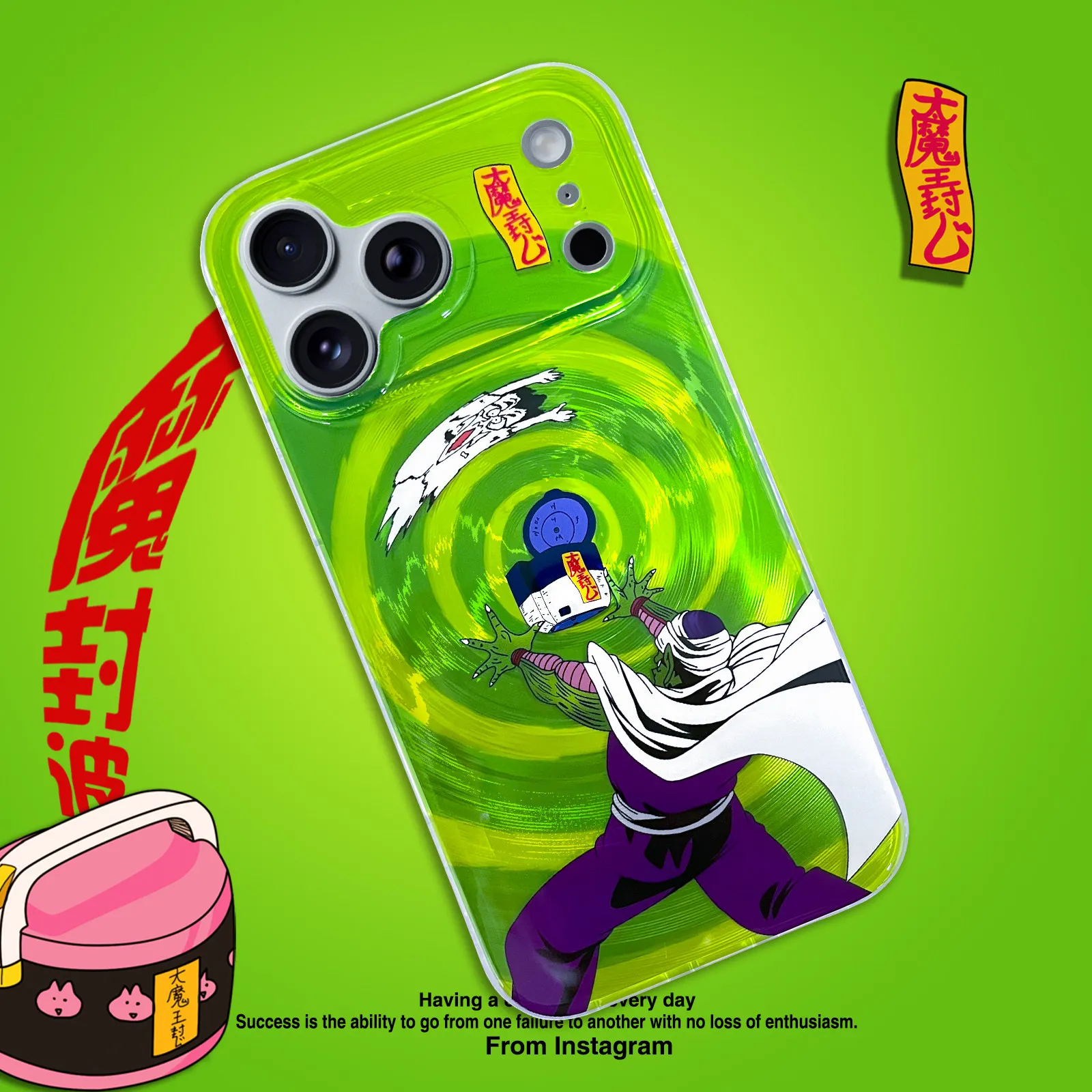 

DragonBall animation peripherals Piccolo suitable for iPhone 1716 15 14 Pro Max magnetic mobile phone protective case