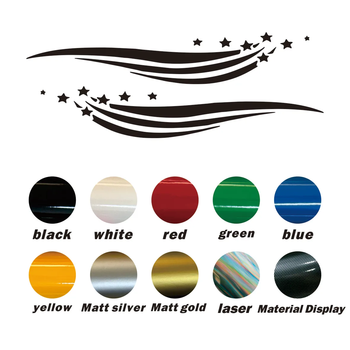 

Car Sticker Pickup Stripe - Tuning Decor Decal for Ford F150/Ranger, Chevy Silverado, Toyota Hilux, Nissan Navara, Mitsubishi L2