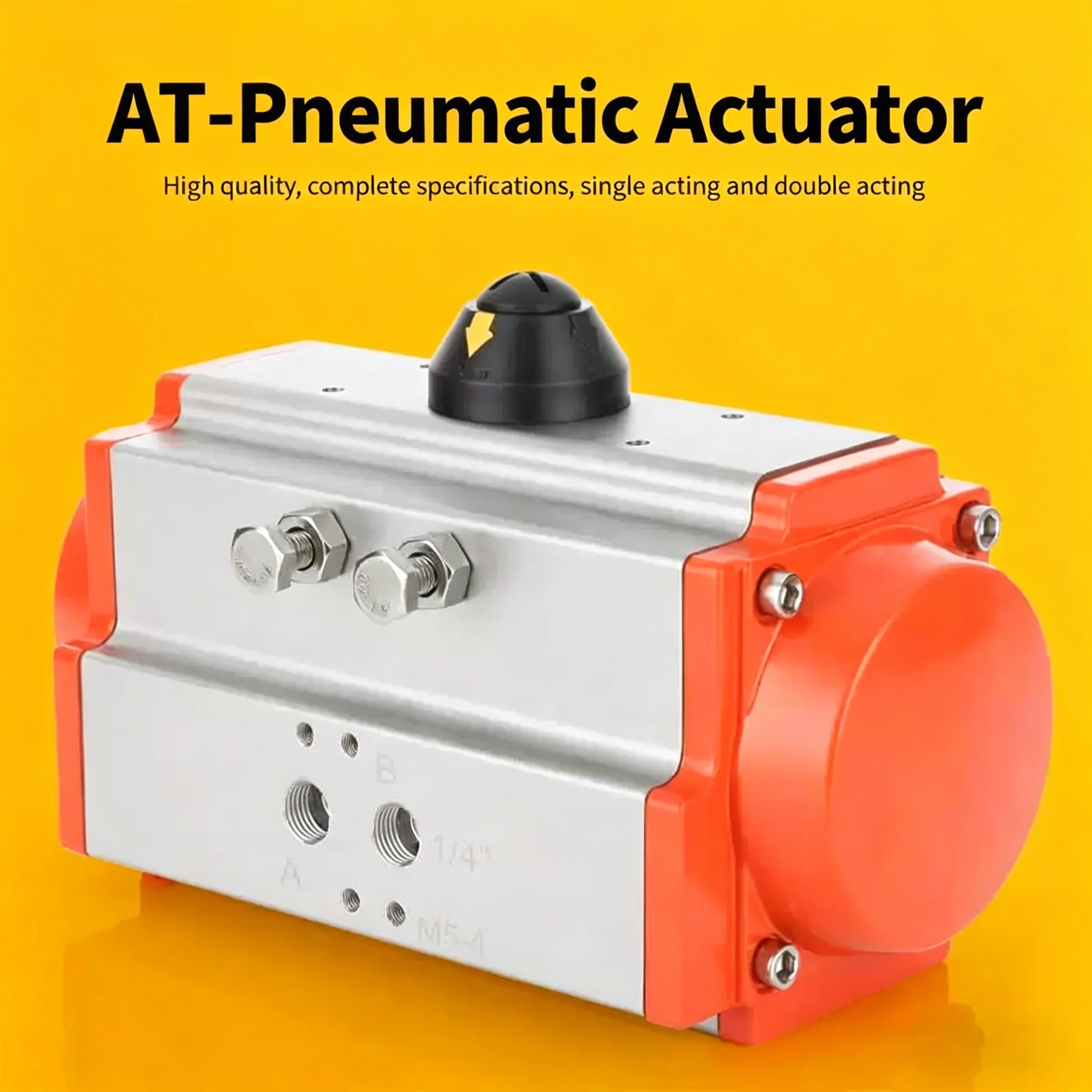 

Actuator AT32/52/63/75/83/92/105/125/140/160/190/210/240 Rotation Angle 90° AT Air Pneumatic Butterfly Ball Valve Actuator