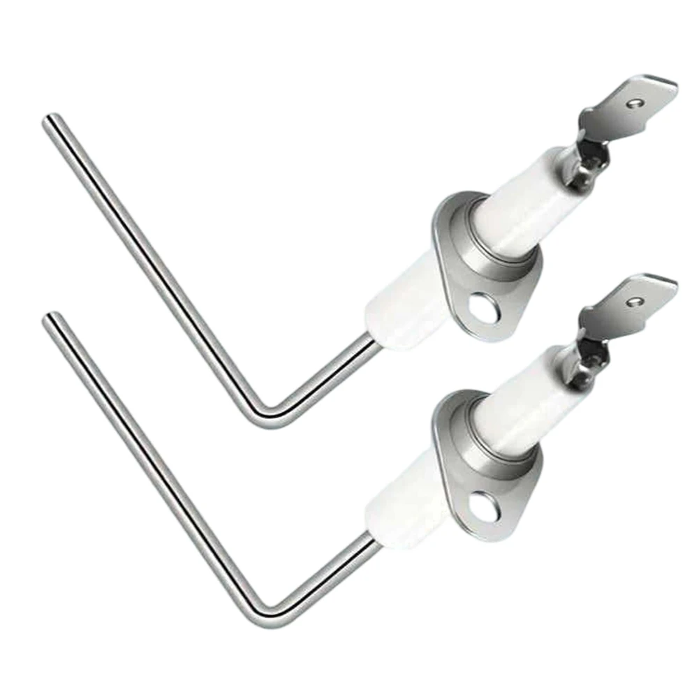 2PCS SEN01114 Furnace Flame Sensor Replacement Silver Chromium Oxide For Trane/American Standard Gas Stoves Power Tool