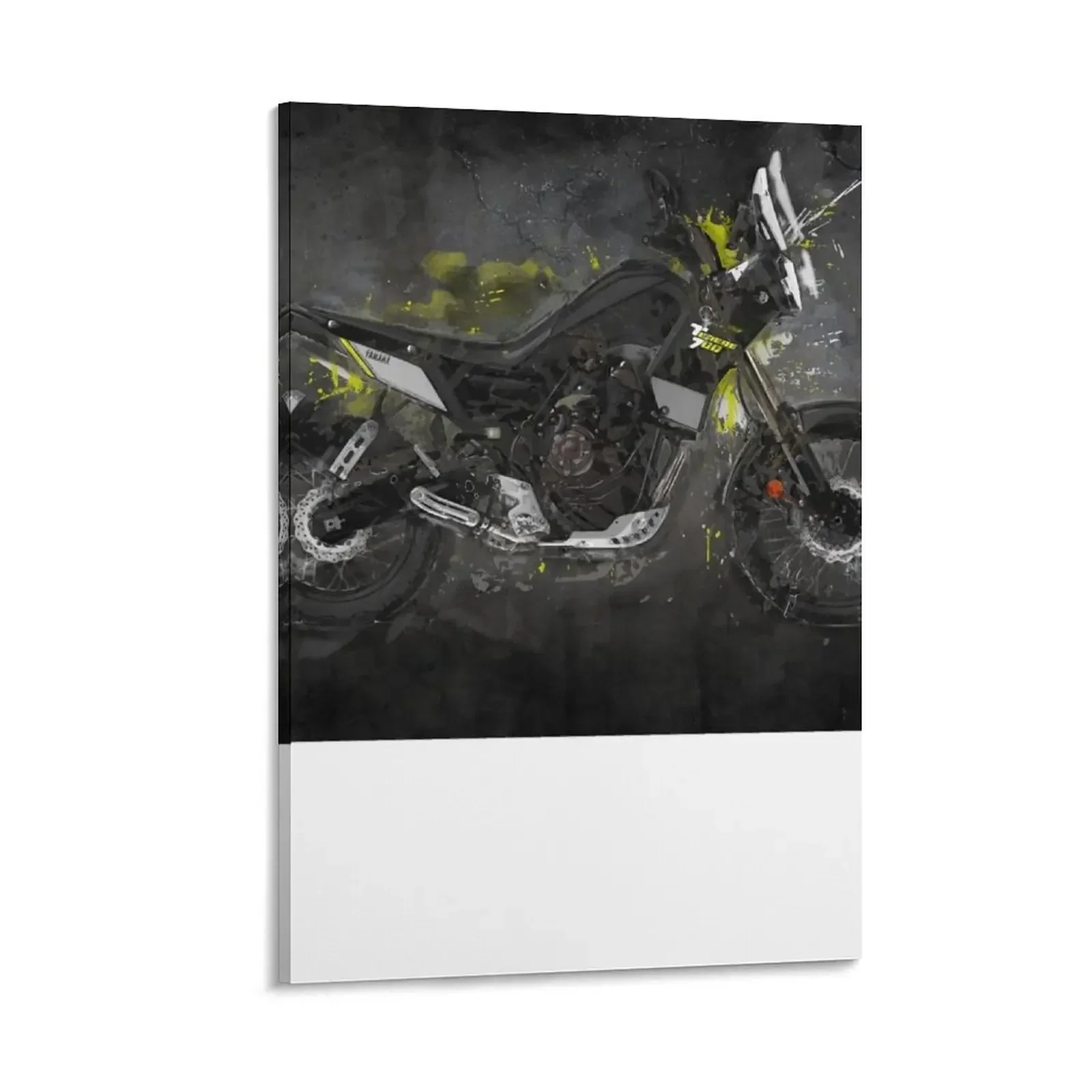 

Tenere XTZ T 700 Poster - Black Canvas Painting office decoration home decor wall decoration paintings