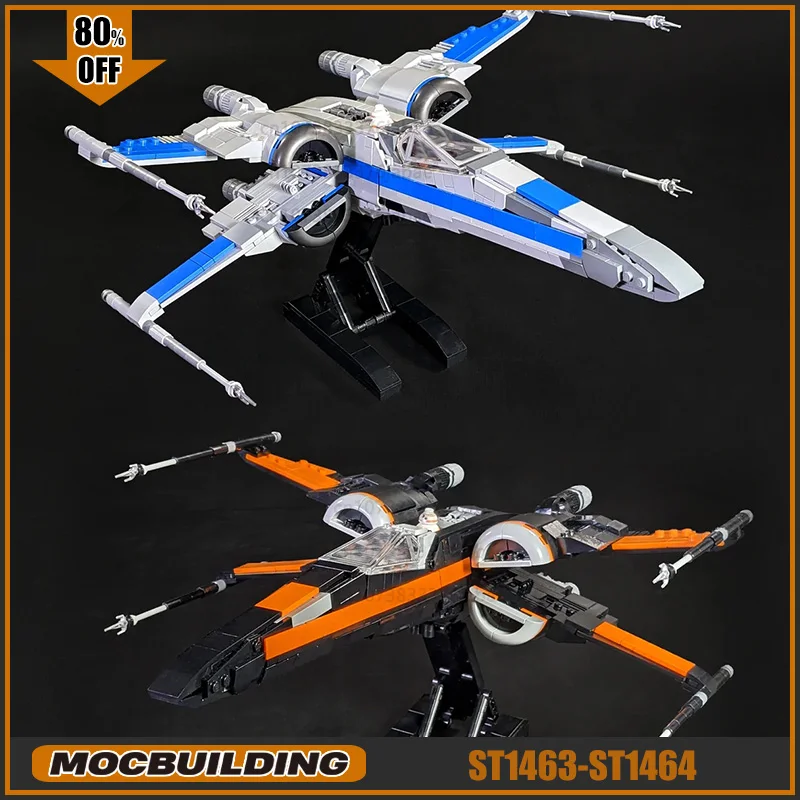 Wing Series T-70 Starfighter Imperial Starship Cruiser DIY Model Bricks Moc Building Blocks Toys Birthday Gift  Christmas Gifts