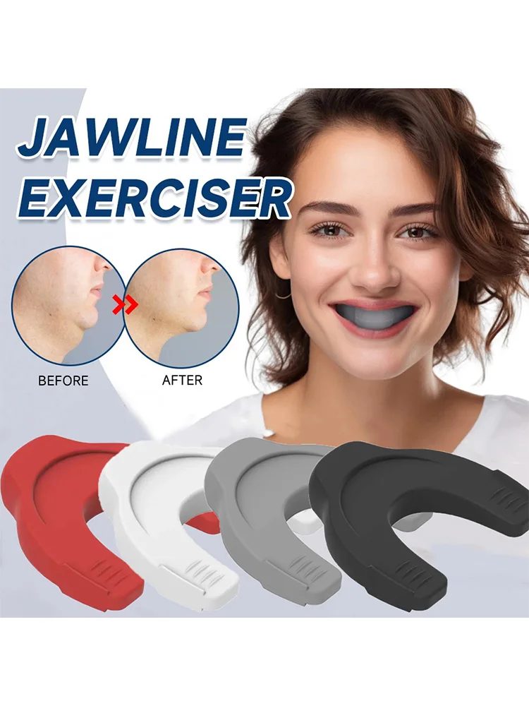 Exercice de mâchoire faciale en forme de U et mâchoire tonifiante du cou pour hommes et femmes, résistance à l'entraînement musculaire du visage, exercice en Silicone au Double menton