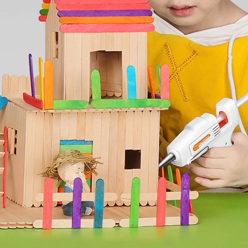 クラフトアルバム用ホットメルトグルースティック、グルースティック、修理ツール、7mm x 100mm、100個