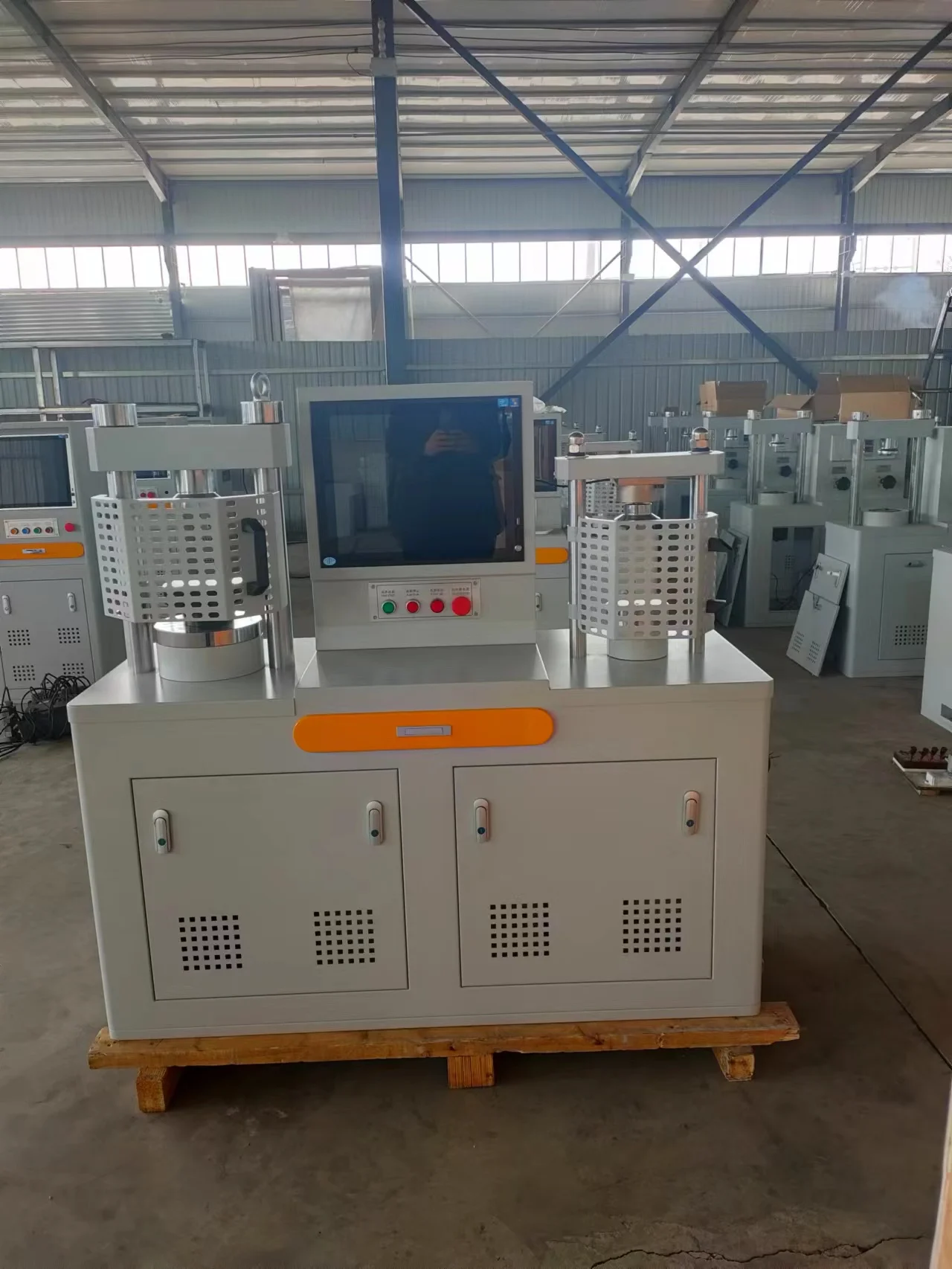 300KN Full-Automatic Brick Stone Compressive Strength Compression Testing Machine