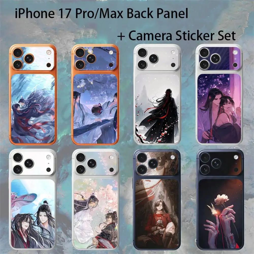 

Anime Mo Dao Zu Shi For iPhone 17proMax/17pro Full Cover Decal Skin Wrap Colorful Rear Protective Sticker Film