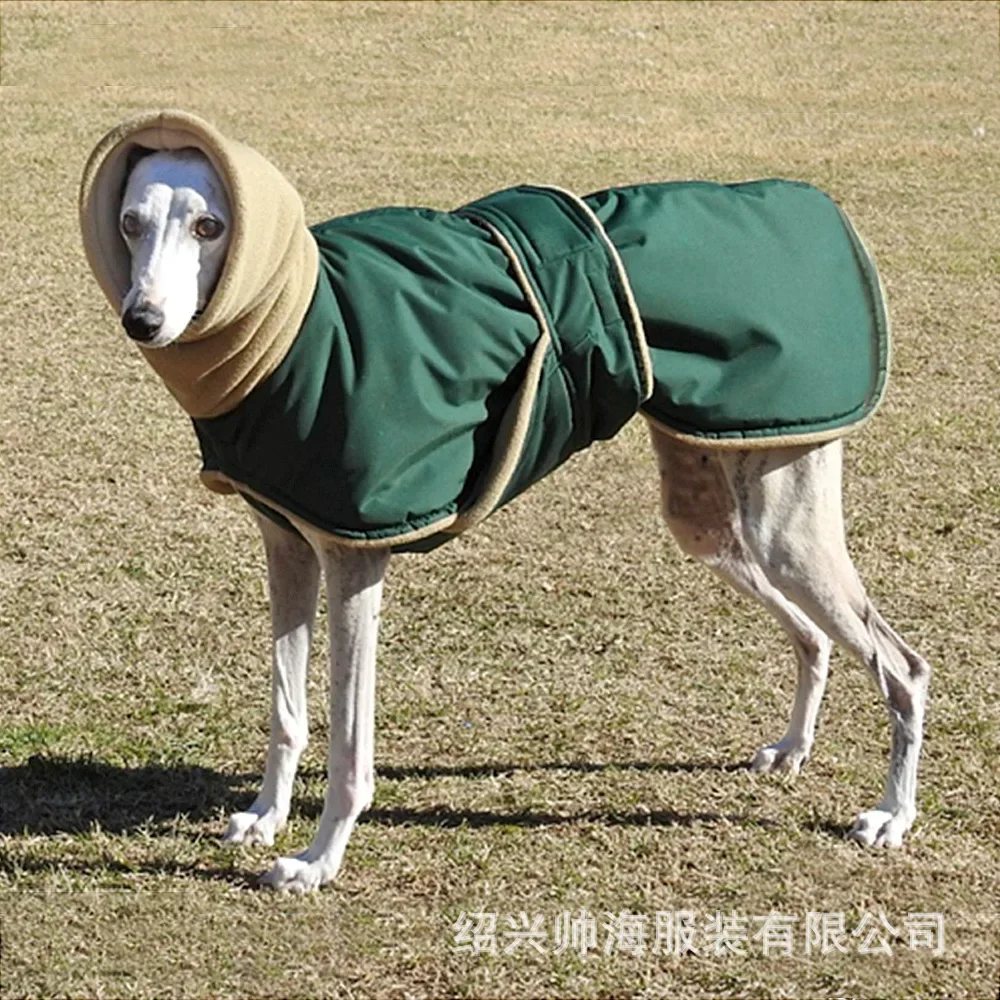 Whippet Dog Coat Waterproof Winter Warm Medium Large Dog Outfits Wolfhound Shepherd Clothing Greyhounds Dogs Clothes Jacket