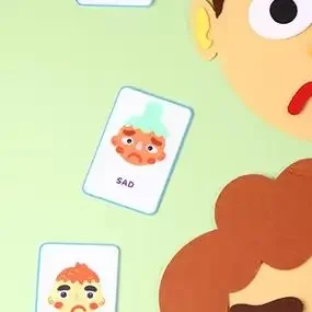 Montessori Facial Expression Game DIY Felt Expression Stickers Emotional Change Toy Toddlers Educational Toys Teaching Supplies