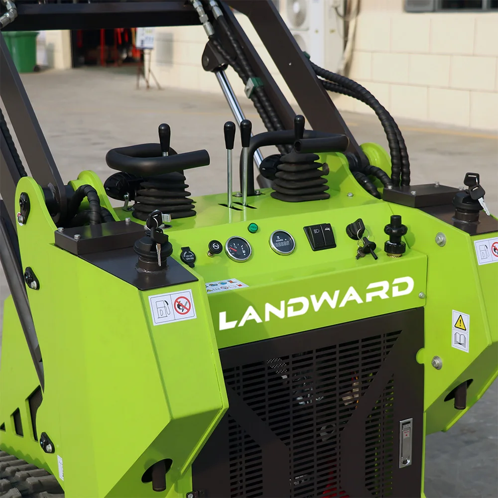 Euro 5 EPA 1 Tonnen Mini-Kompaktlader, 25-PS-Lader, optionaler Kompaktlader für Kubota-Motoren, Heimgebrauch, Mini-Lader, günstig, individuell