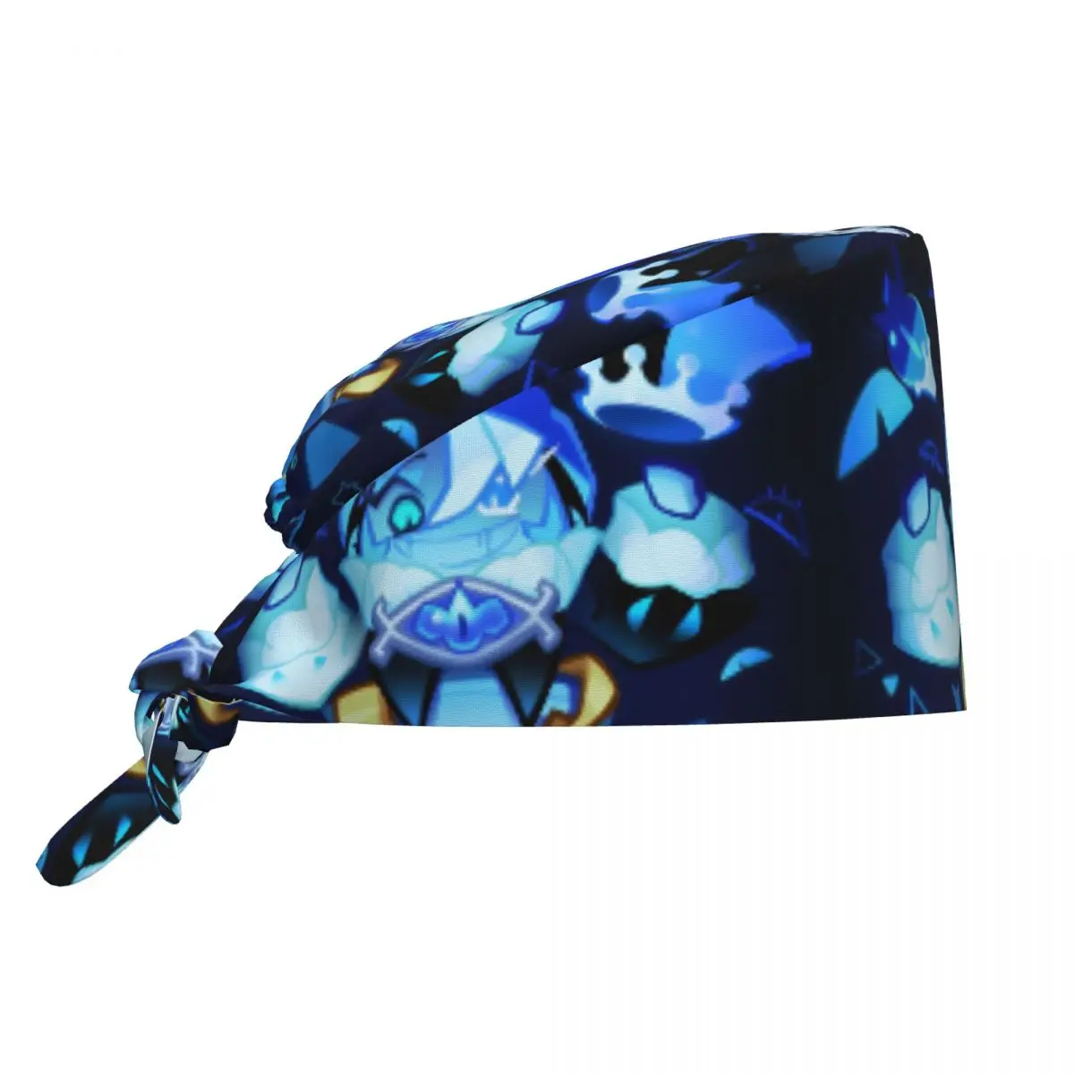 Shadow Milk Cookie Run Kingdom enfermera cuidado gorra quirúrgica dibujos animados Anime Spa tienda de mascotas veterinario enfermera Dental sombreros de trabajo gorra