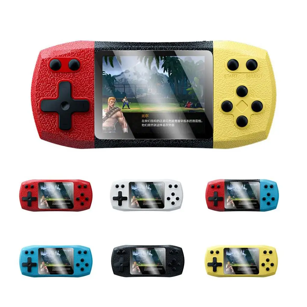 Retro Game Console Small Size Built-in Multi-mode Video Games Equipment Gaming Machine with Clear Screen Festival Gift  Blue