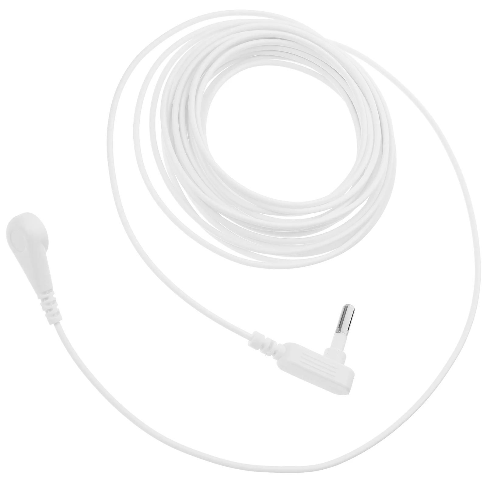 

Medical Grounding Wire White Universal Fit For Grounding Sheets Mats Earthing Products Anti Static Protection Safety Cable