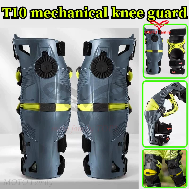 

Motocross Mechanical Leg Knee Brace Anti-Fall Motorcycle Riding Exoskeleton Brace T10 Knee Brace motorcycle knee