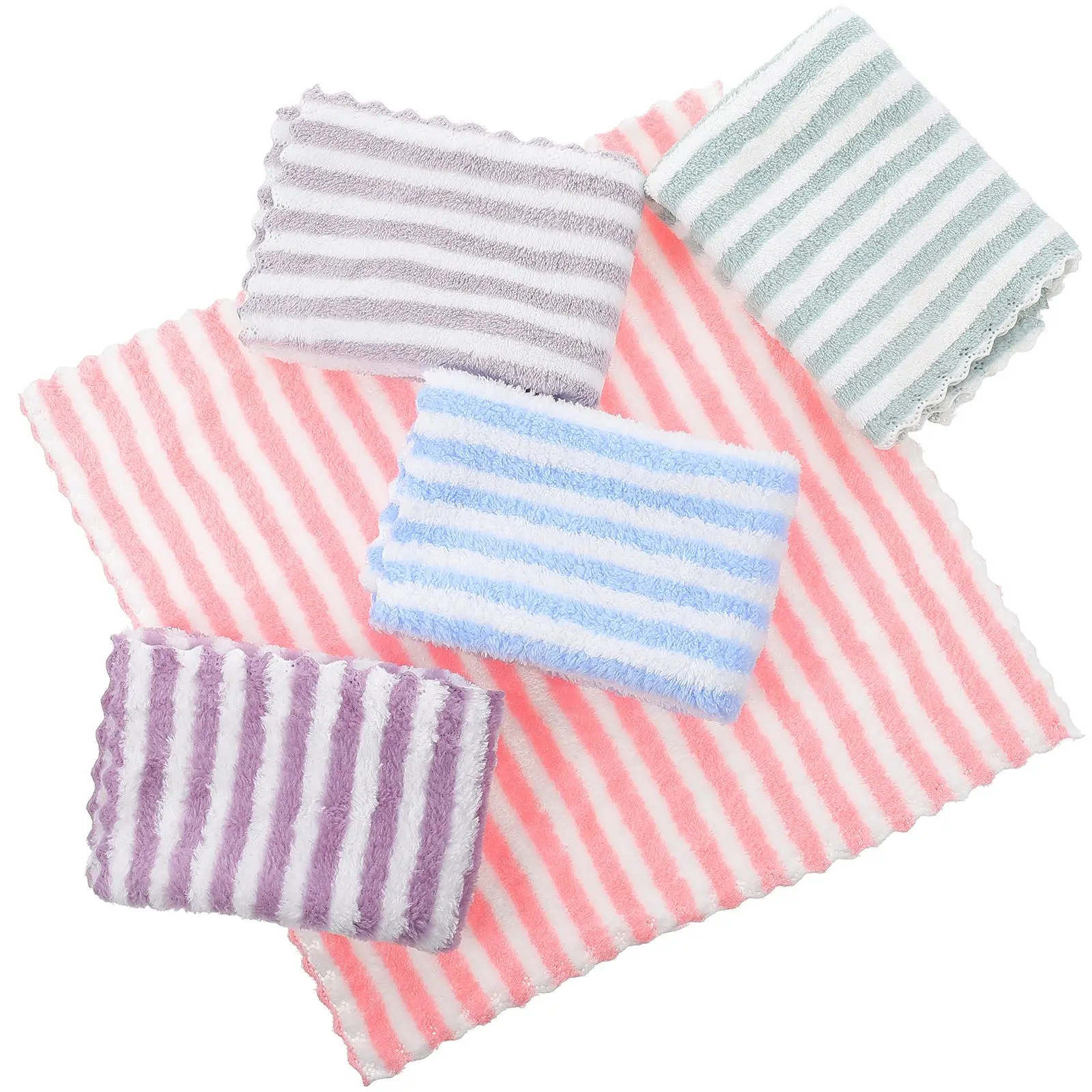 

5 Pcs Small Pet Towels Coral Fleece Guinea Pig Blankets Hamster Bath Towels Rat Cage Liners Absorbent Quick Dry Comfortable Pet