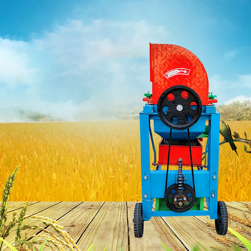 New Sorghum Seed Thresher Mung Bean Soybean Corn Shelling,Multifunctional Rice Maize Sheller Cleaning Machine