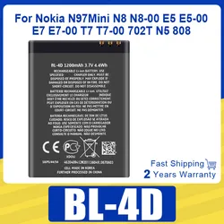 High Quality Flat Battery BL-4D For  For Nokia N97mini N8 N8-00 E5 E5-00 E7 E7-00 T7 T7-00 702T N5 808 BL4D BL 4D + Tools
