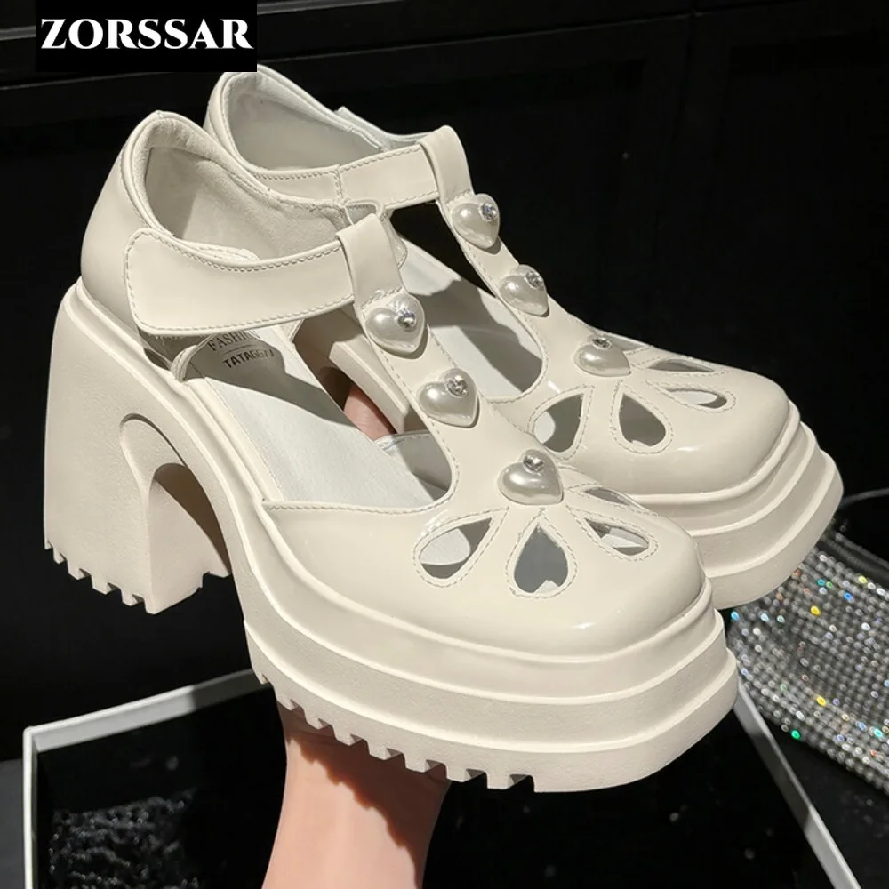 Womens Close Toe High Heels Sandals 2024 Summer Chunky Platform Gladiator Sandals Woman Ankle Straps Vacation Casual Beach Shoes