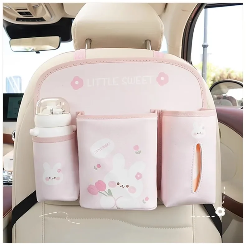 

Car seat back storage anti wear, anti dirt pad, anti kick pad, rear car seat back storage bag, hanging bag storage box