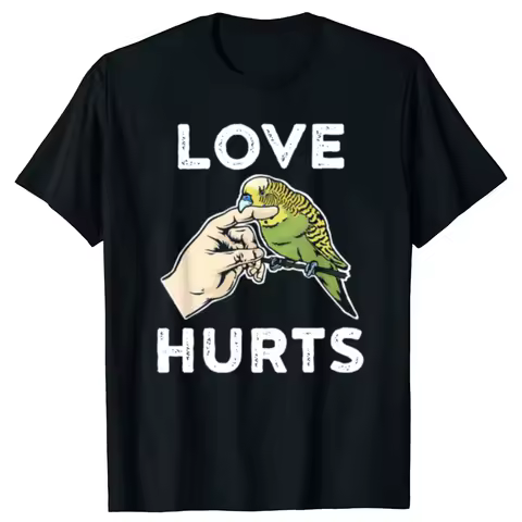 Funny Budgie Tshirt for A Budgie Bird Lover Graphic T-shirts Women's Fashion Casual T Shirt