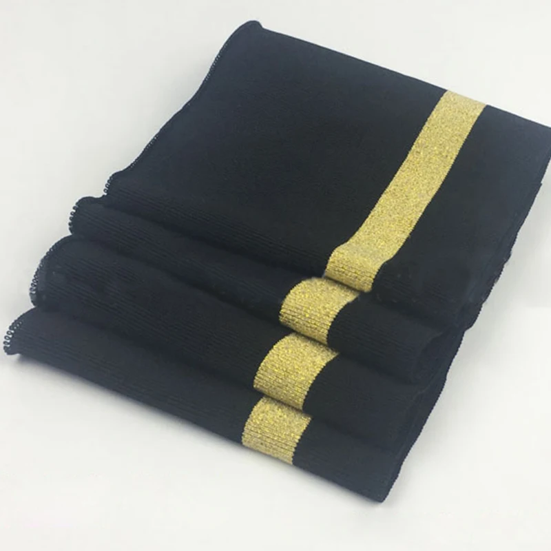 Polyester Spandex Rib Fabric Cuff Collar Fabric For Sewing Winter Hoodies TJ0516