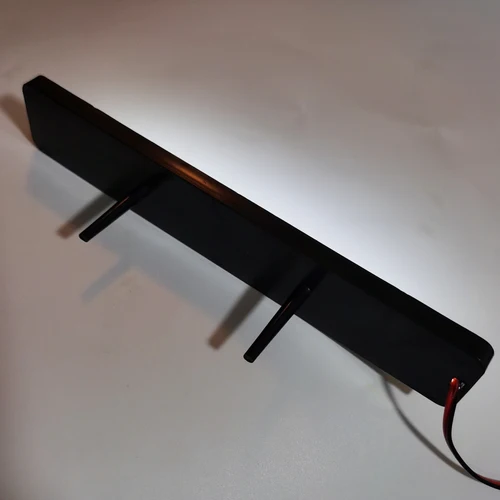 Imagen 2 del producto Luz LED blanca para parrillas de HUMMER, insignia, lámpara ambiental para HUMMER H3 H2 H1 HX, estilo de coche, lámpara de red de luz LED para parrilla de HUMMER