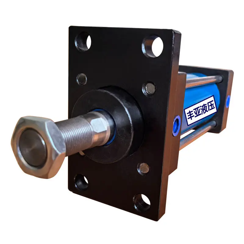 MOB-FA flange lightweight pull rod hydraulic cylinder 5063/80X50X100 with flange plate low-pressure hydraulic cylinder