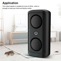 1PC/2PCS Mice Repeller 22KHz-85KHz Indoor Pest Control Device Portable Travel Rats Rodent Deterrent Warehouse