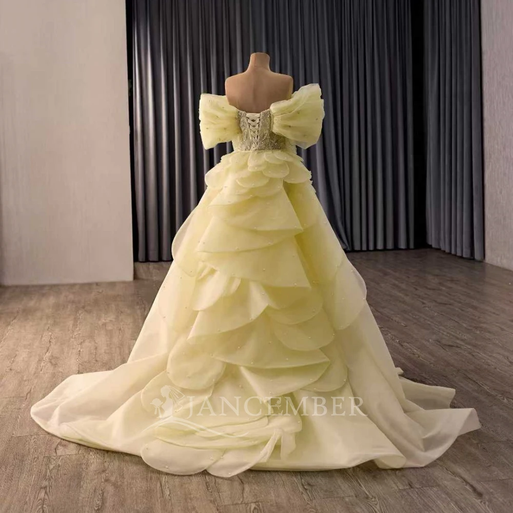 Glitzernde Quinceanera-Kleider, glänzende Geburtstagsfeier, Prinzessin, Vestidos de 15, Quinceañera, maßgeschneiderte A-Linie, abnehmbare Schleppe